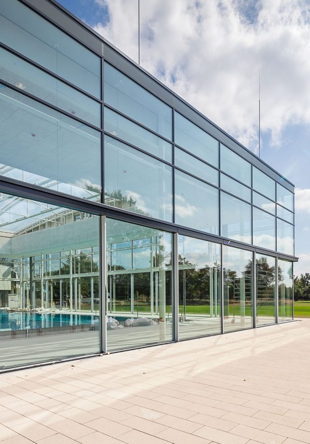 Fächerbad Karlsruhe Außenansicht